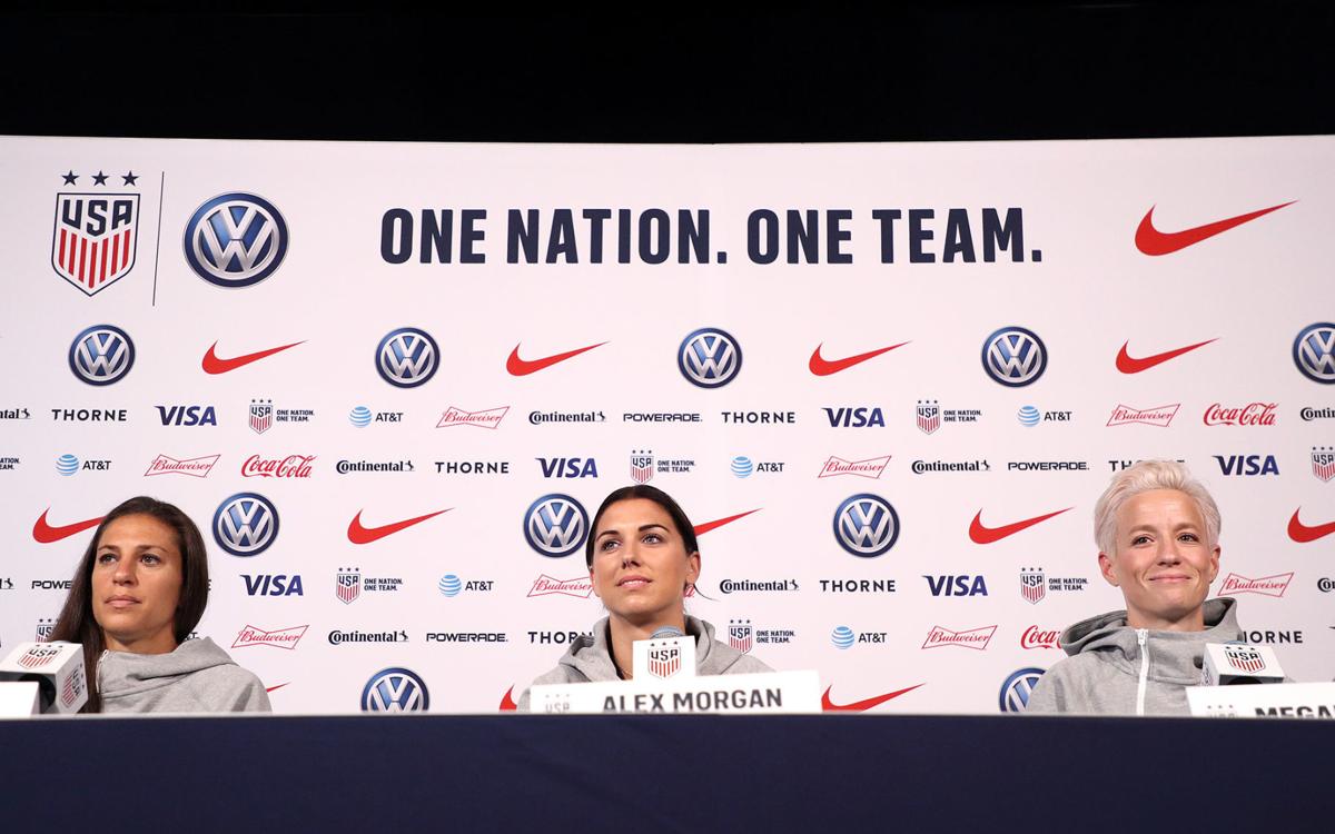images Carli Lloyd Alex Morgan Megan Rapinoe the daily progress
