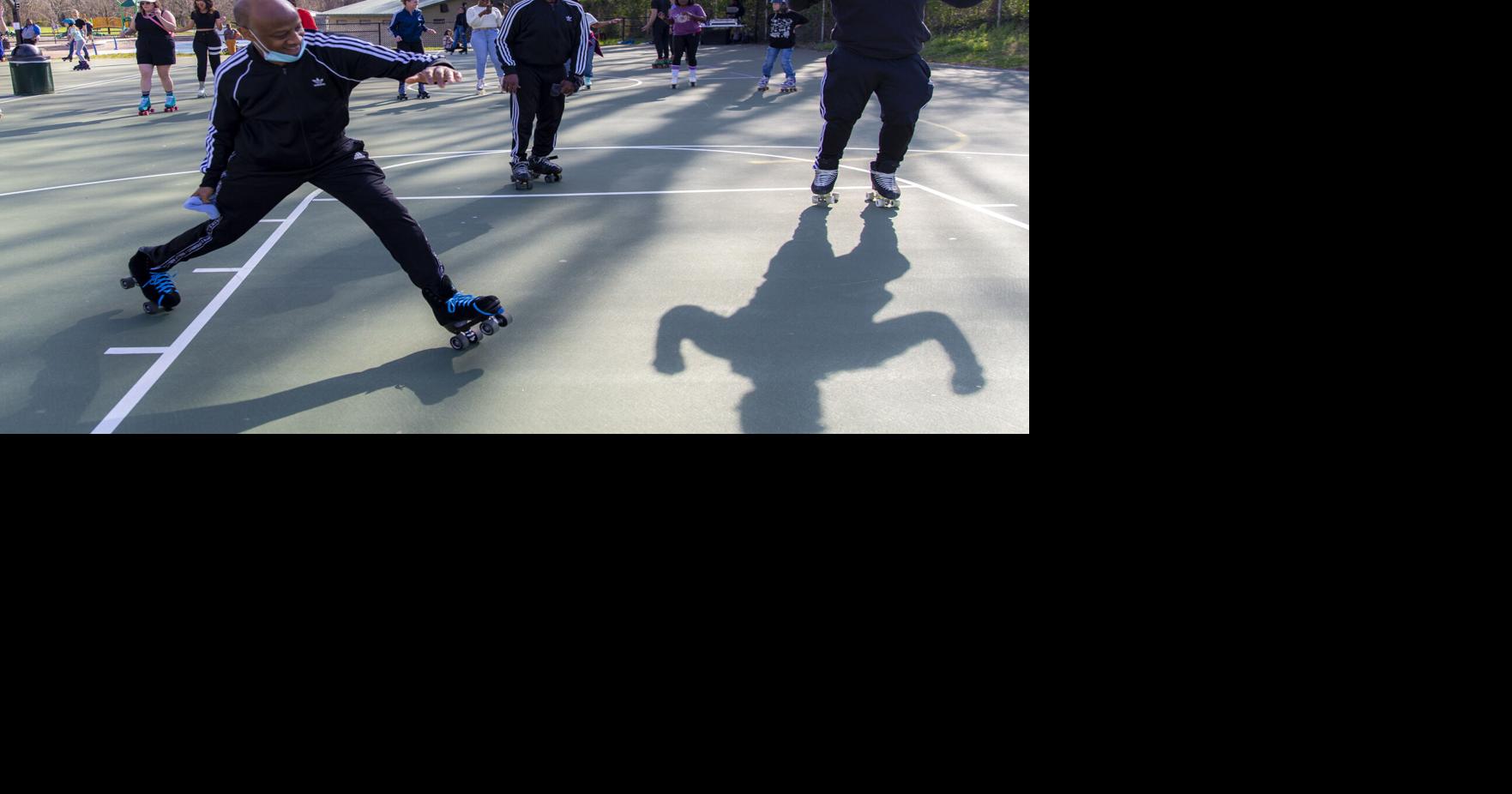 PHOTOS Del La Roll hosts roller skating popup