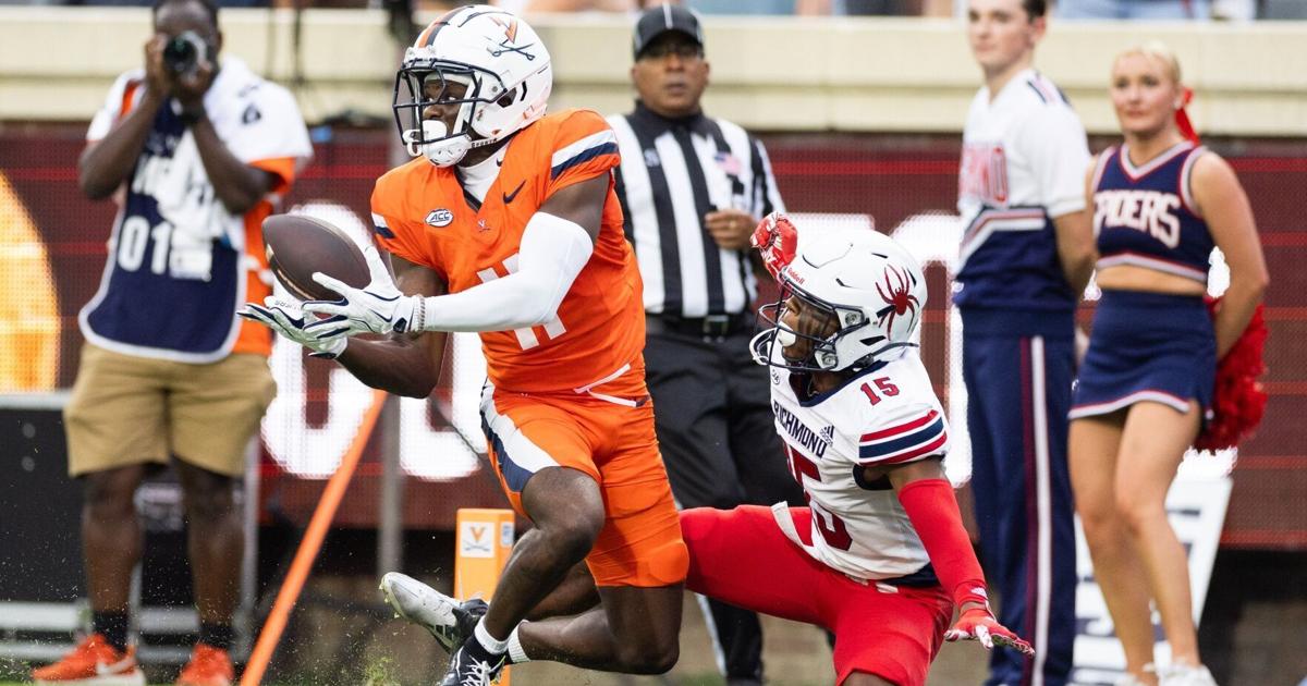 Healthy again, Virginia's Trell Harris impressing during spring football ...