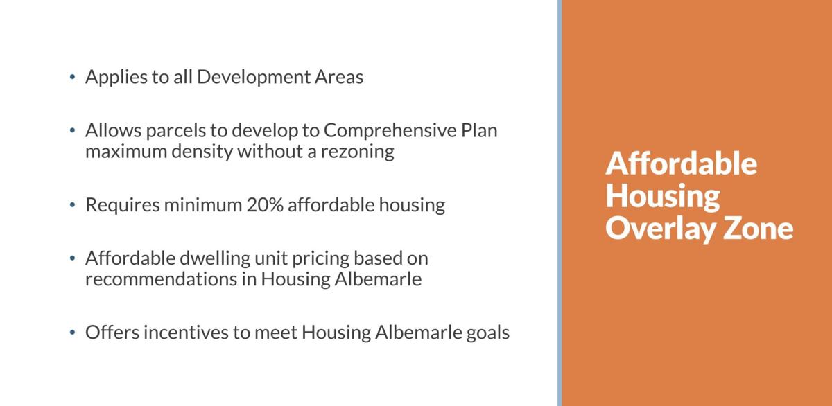 Albemarle considering optional affordable housing overlay zone