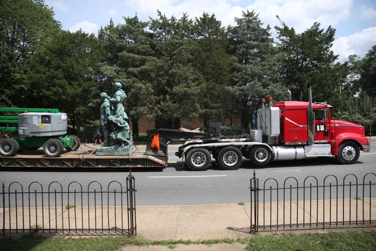 Lewis-Clark-Sacagawea statue removed