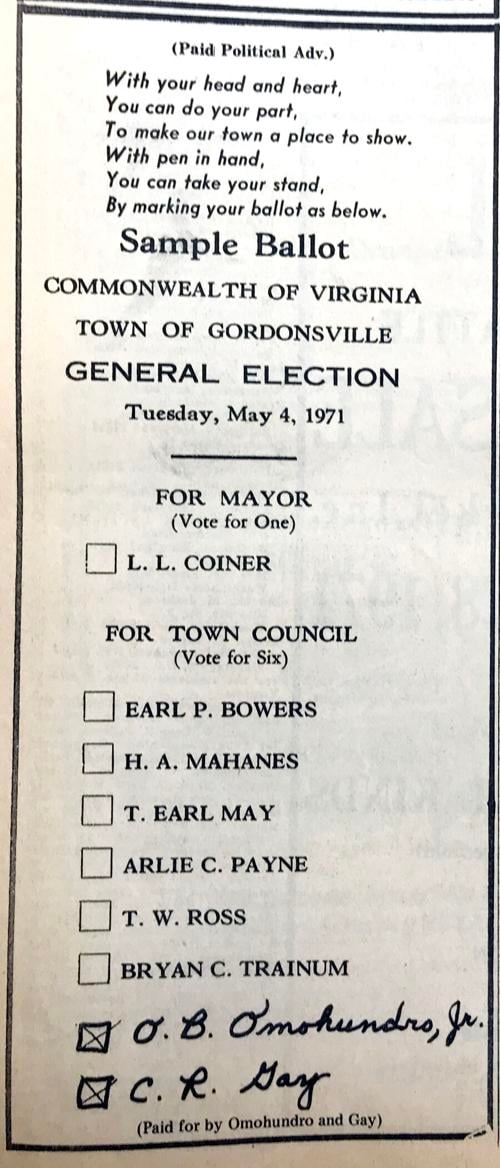 IHBNR: April 21, 1971_Gville write-in ballot ad