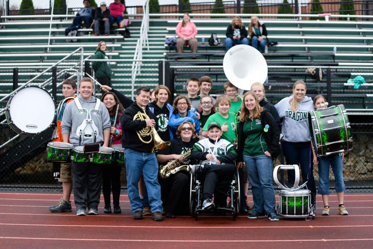 2015 Marching Band honors Ethan