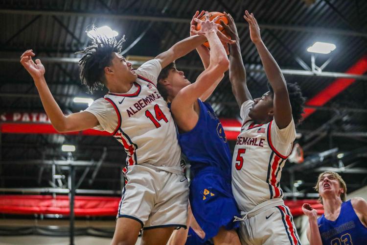 Photos Albemarle and Western Abemarle square off in hoops doubleheader