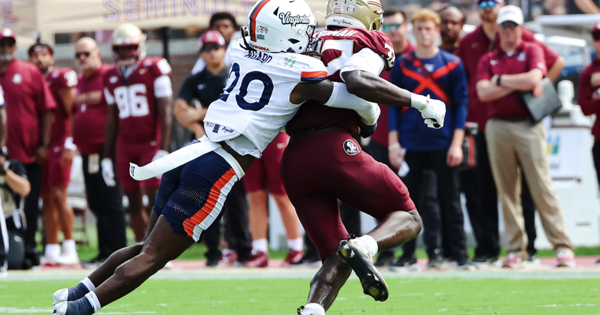 Virginia football cornerback Omillio Agard downgraded to doubt for game vs ...