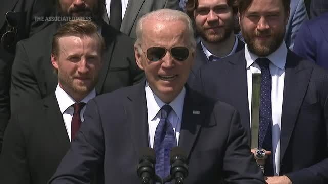 Lightning celebrate Stanley Cup with Biden at White House