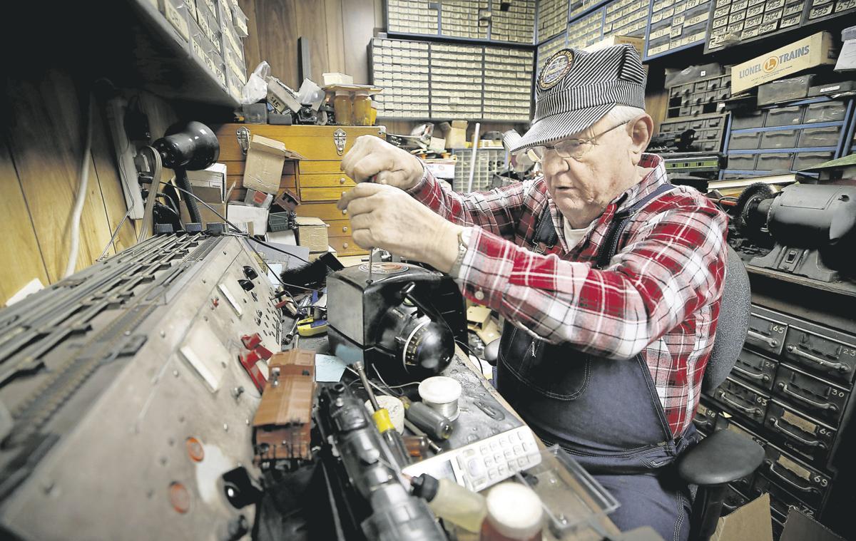 Repairing model trains part of a lifelong passion for Va. man