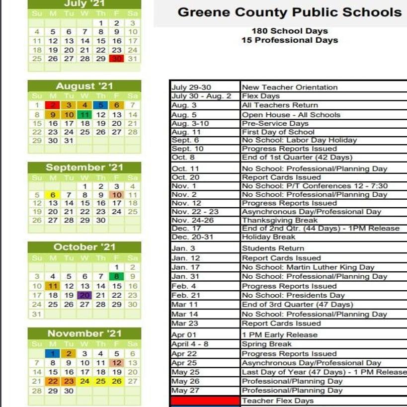 School Board Changes The Current Calendar | News | Dailyprogress.com