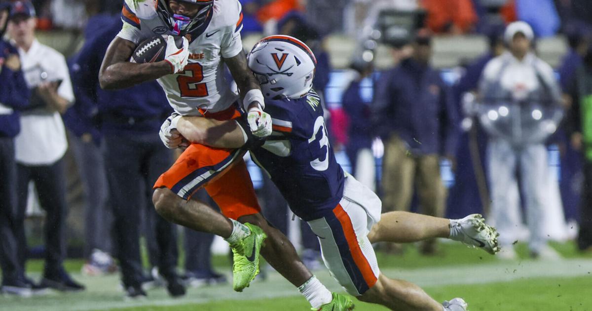 Availability report rules Virginia football safety Ethan Minter out for ...
