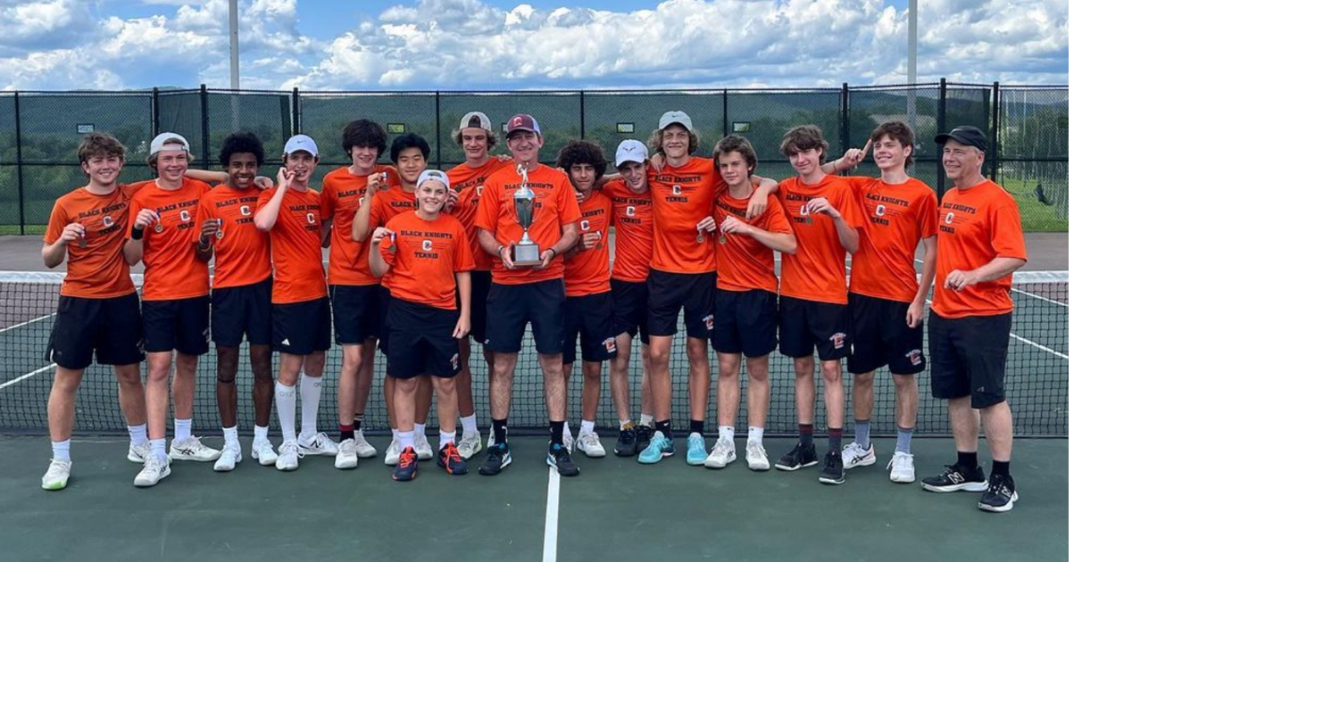 The Charlottesville boys tennis team clinches 4D championship