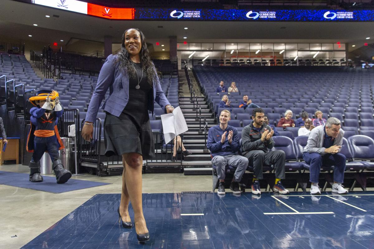 PHOTOS: UVa introduces Amaka Agugua-Hamilton as new women's basketball head  coach