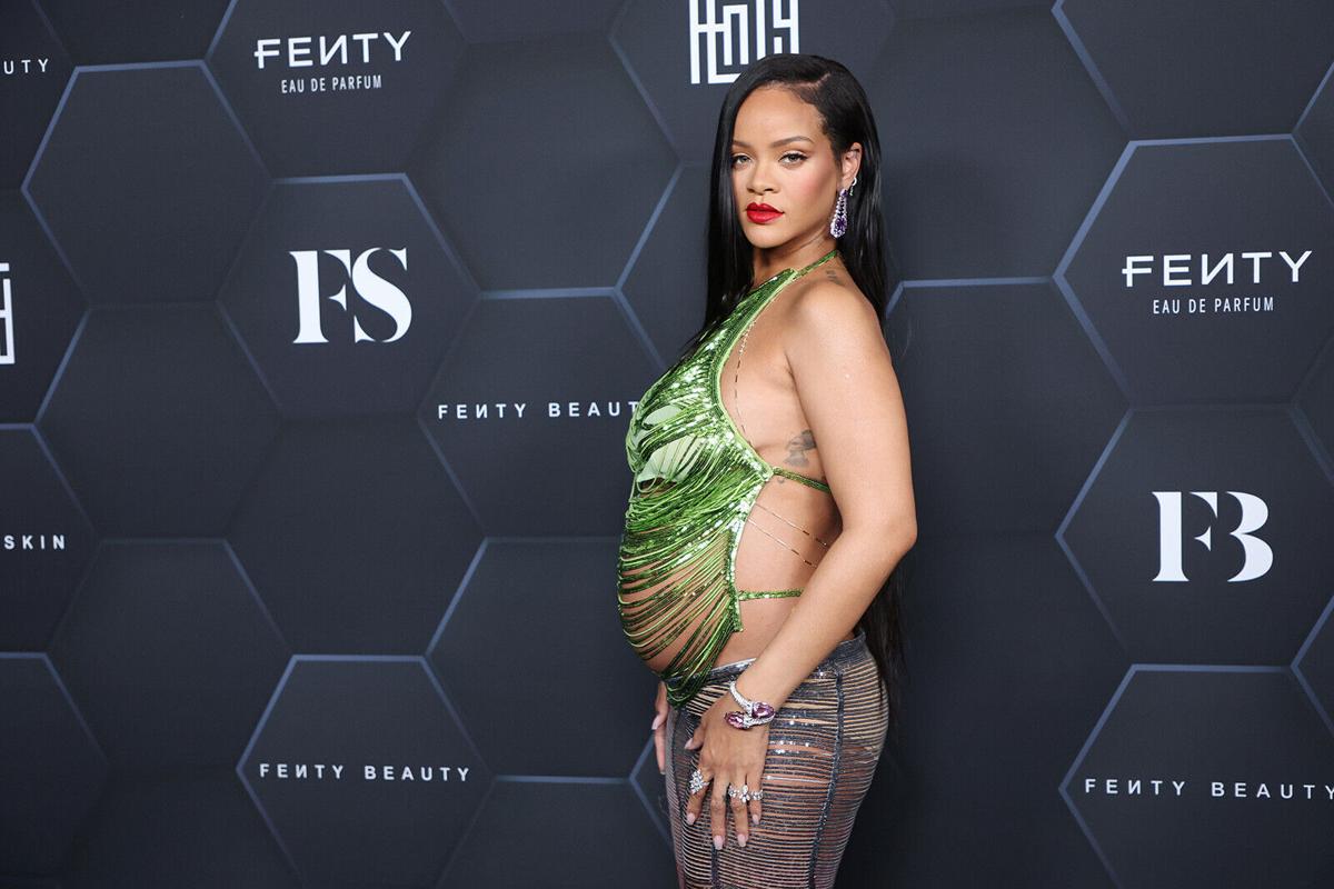 Rihanna Adds Some Vintage Dior to Her Maternity Crop Top