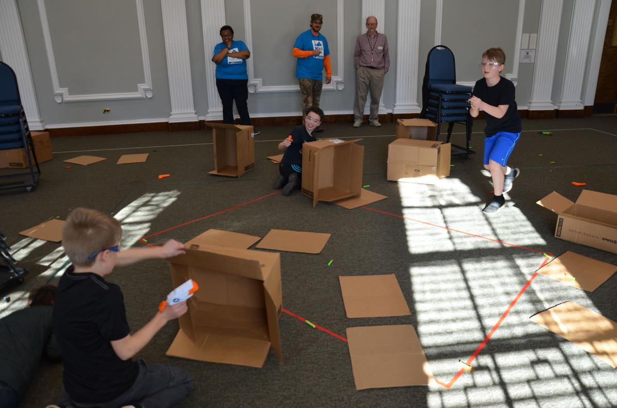 Fortnite Inspired Game Brings Boys To The Library Local News Dailyprogress Com