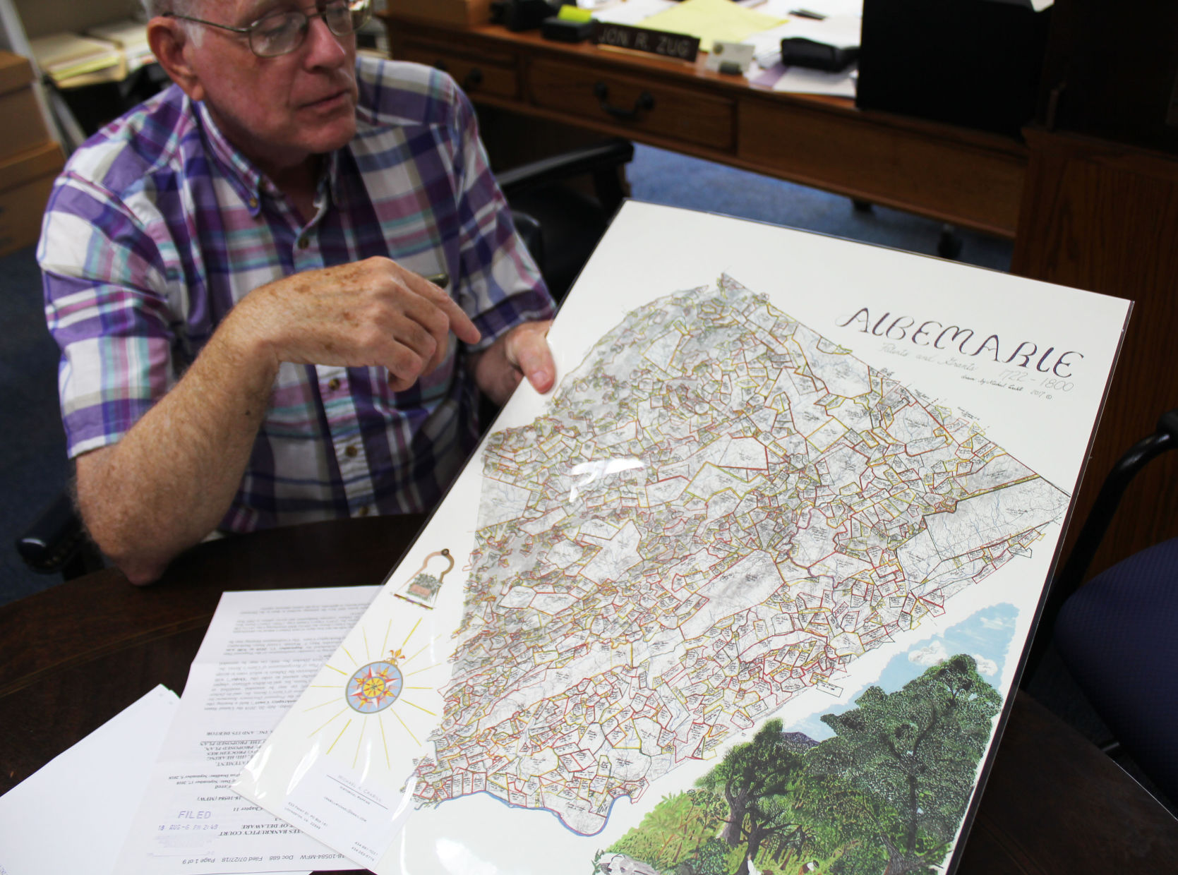 Creating a historical Albemarle County land map was 'like a jigsaw