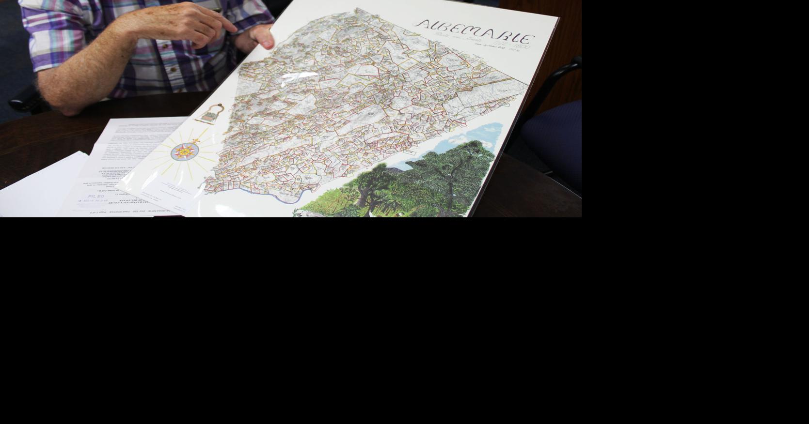Creating a historical Albemarle County land map was 'like a jigsaw puzzle' for Lovingston man
