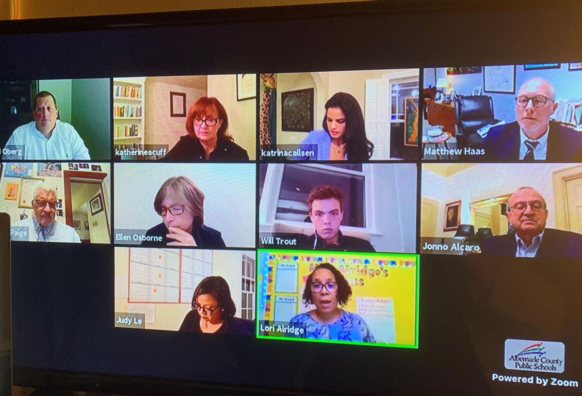 Albemarle County School Board meeting