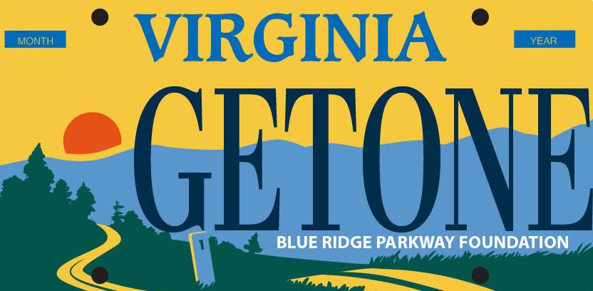 New Blue Ridge Parkway plate this hit road to summer the