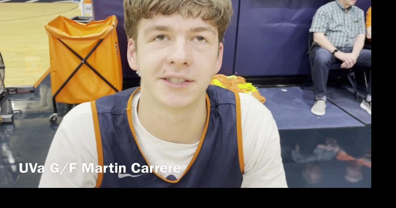 UVa G/F Carrere on Hoos' bench entering season