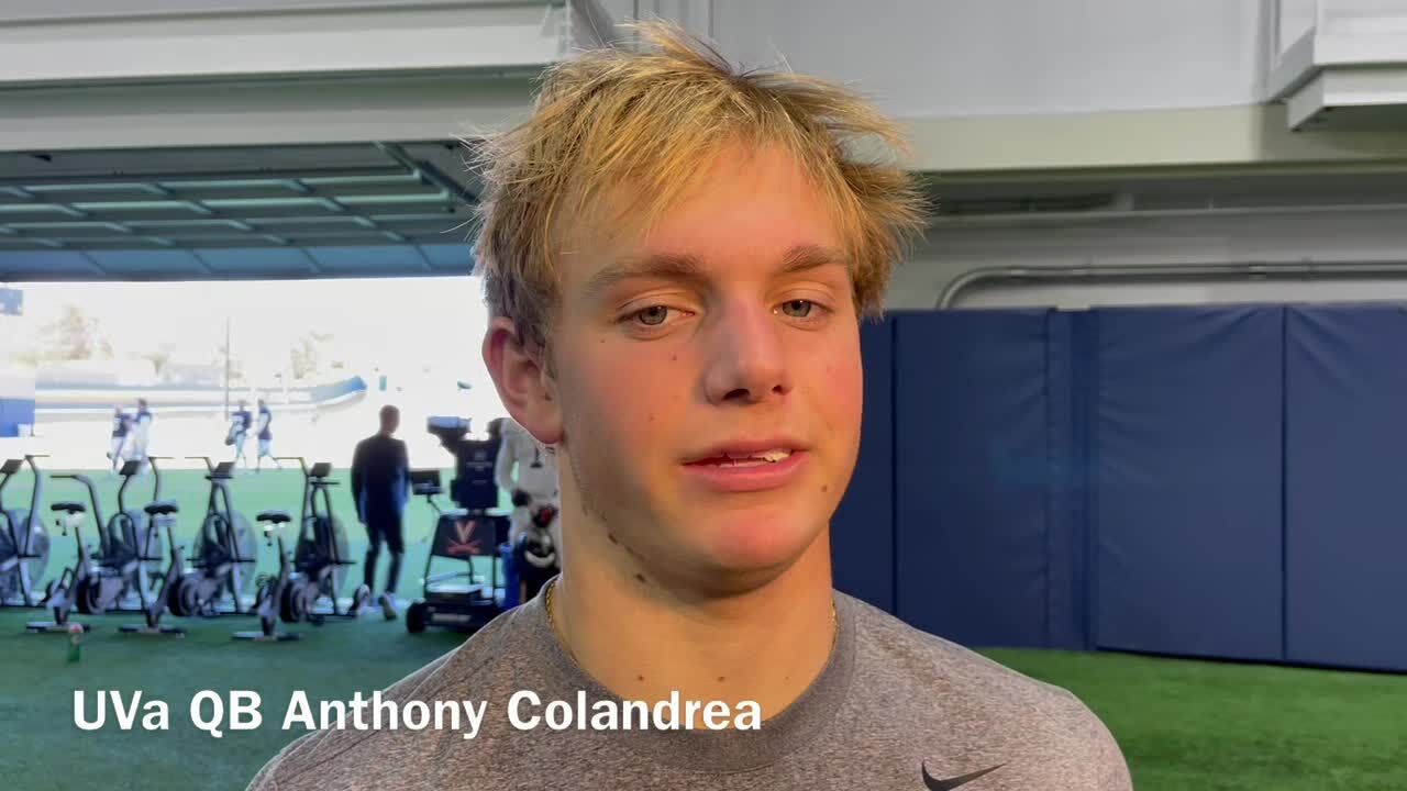 Virginia Quarterback Anthony Colandrea On The Improvements He Has Made