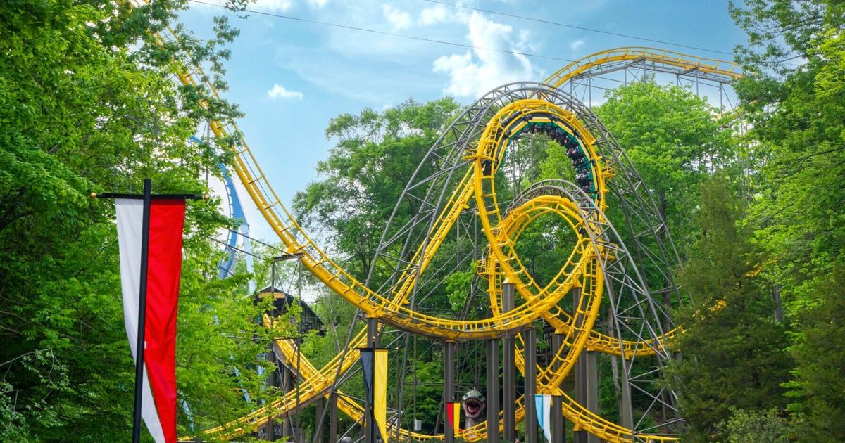 Loch Ness Monster roller coaster reopens at Busch Gardens; we got to ride ...