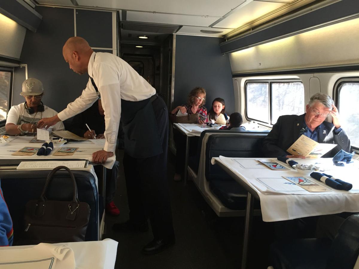 Train travel's treats include leg room, Amtrak dining car and a taste