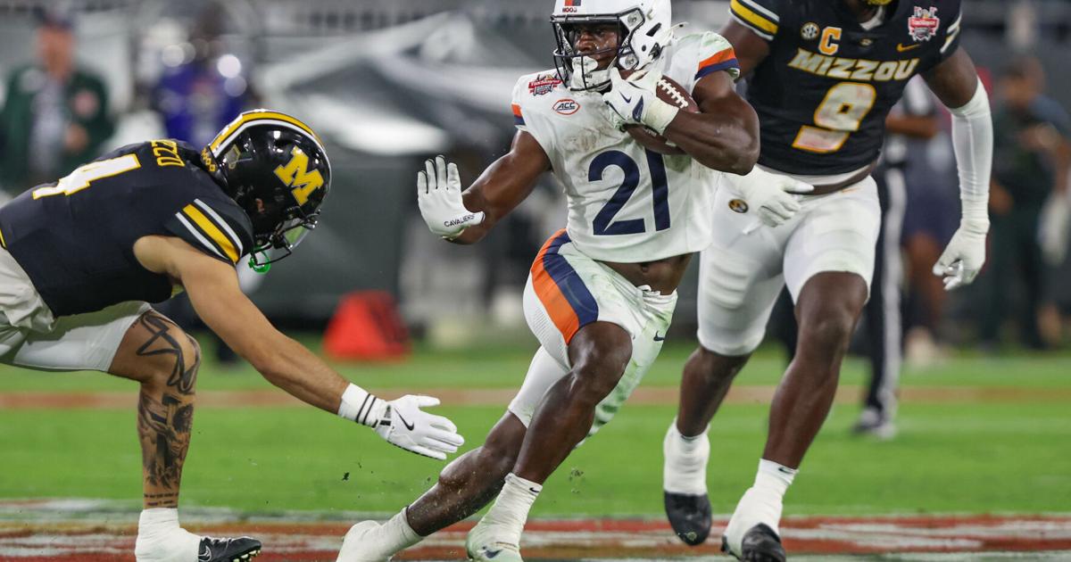 No. 20 Virginia football beats No. 25 Missouri in Gator Bowl to set school ...