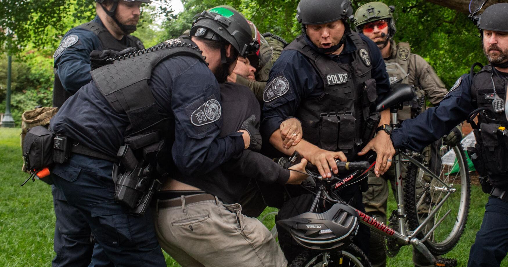 Charges dropped against several arrested at UVa protest - Vimarsana News