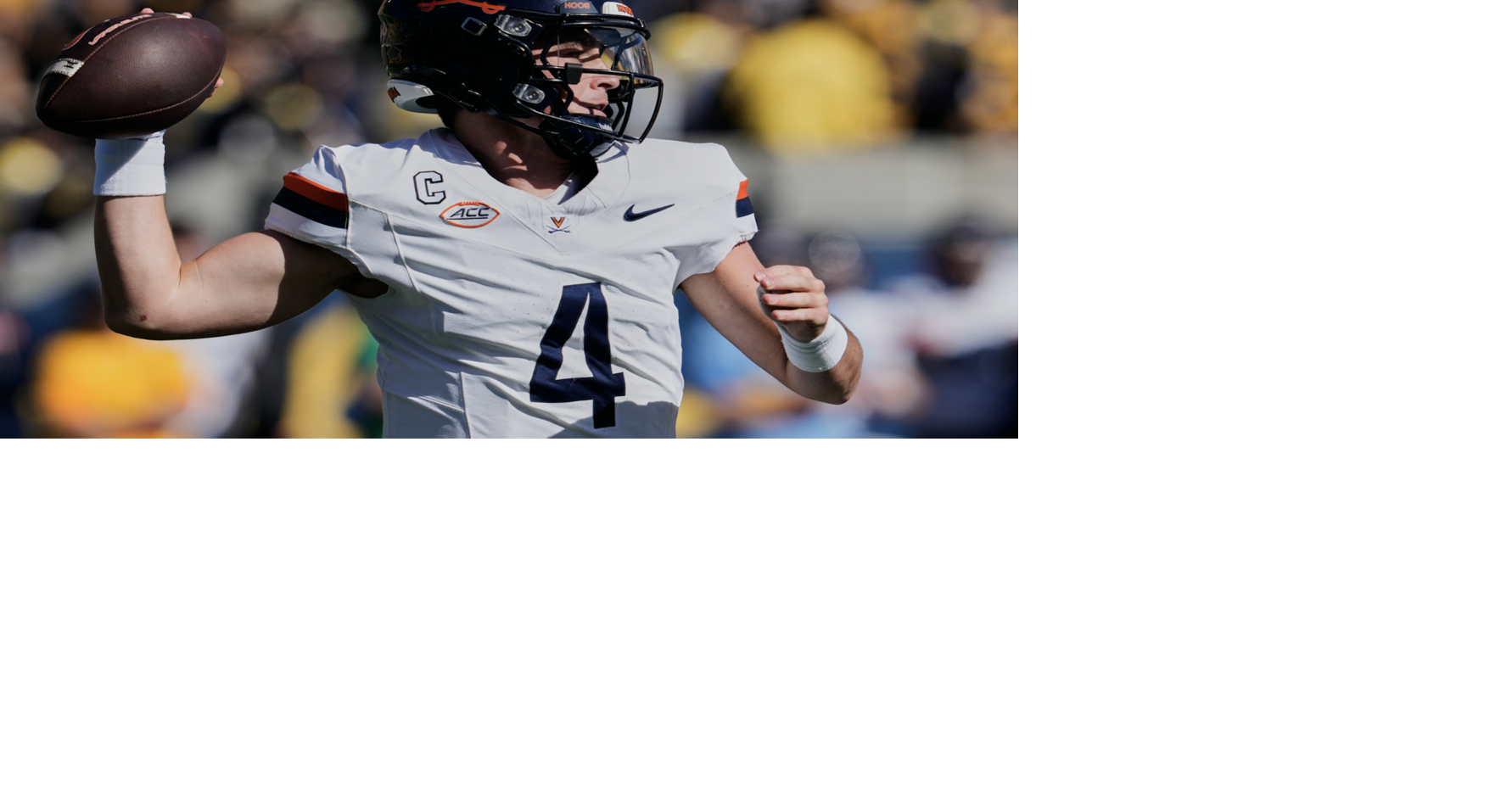 Virginia Football belegt Platz 14 in der ersten Rangliste des College ...