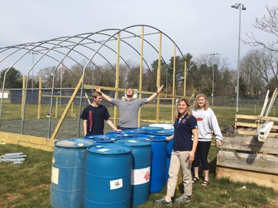 Growing and knowing: OCHS science students, staff construct greenhouse, native plants garden