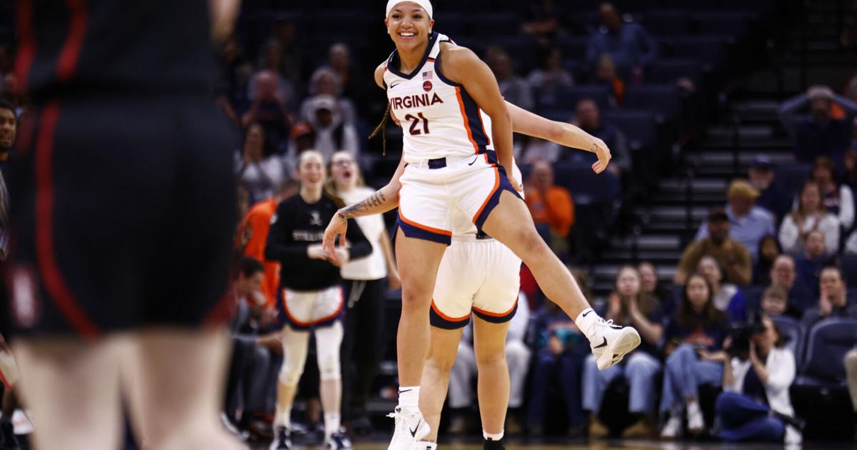 Kymora Johnson scores her 1,000th career point in Virginia's win over ...