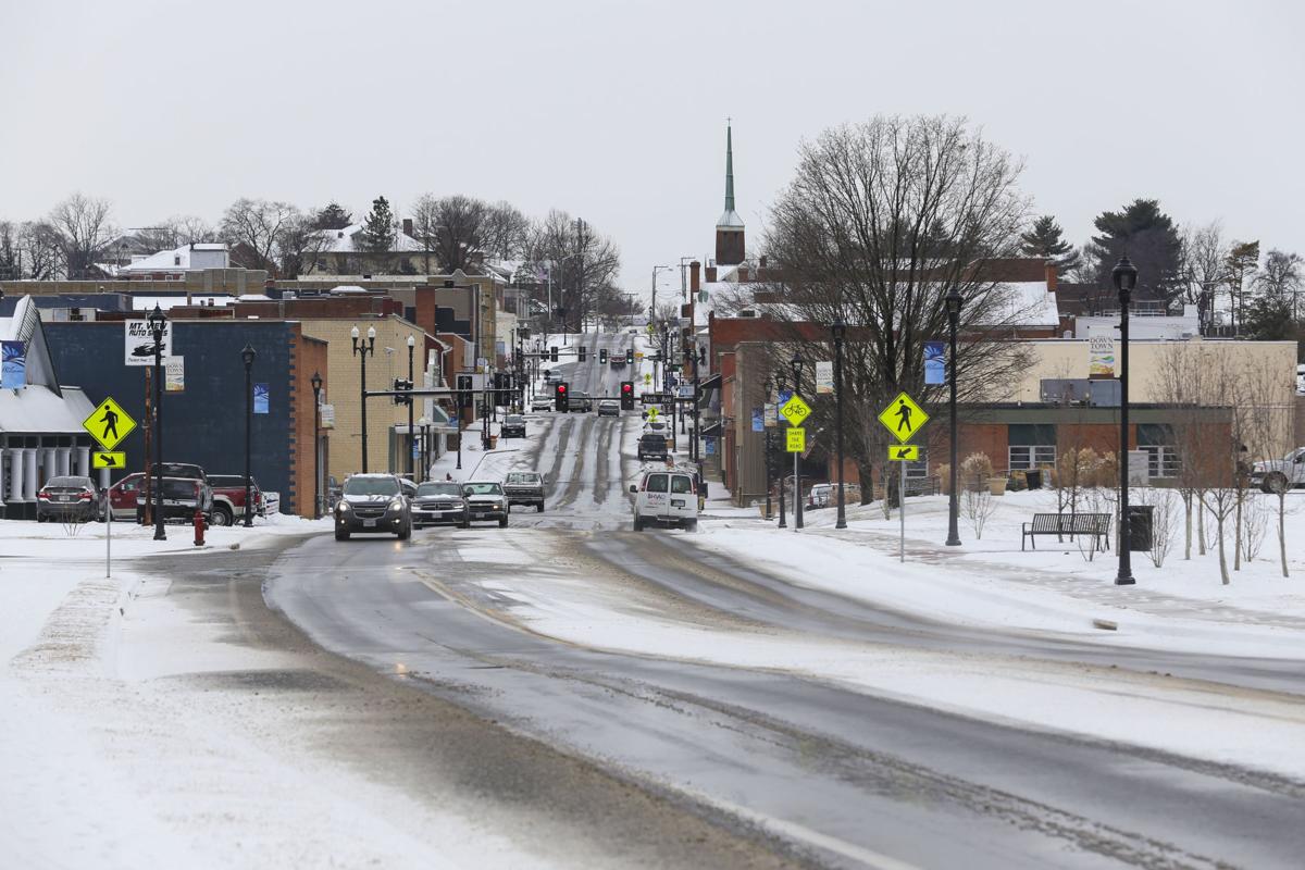 Slip N Slide Snow Cold Make Many Roads A Challenge Local