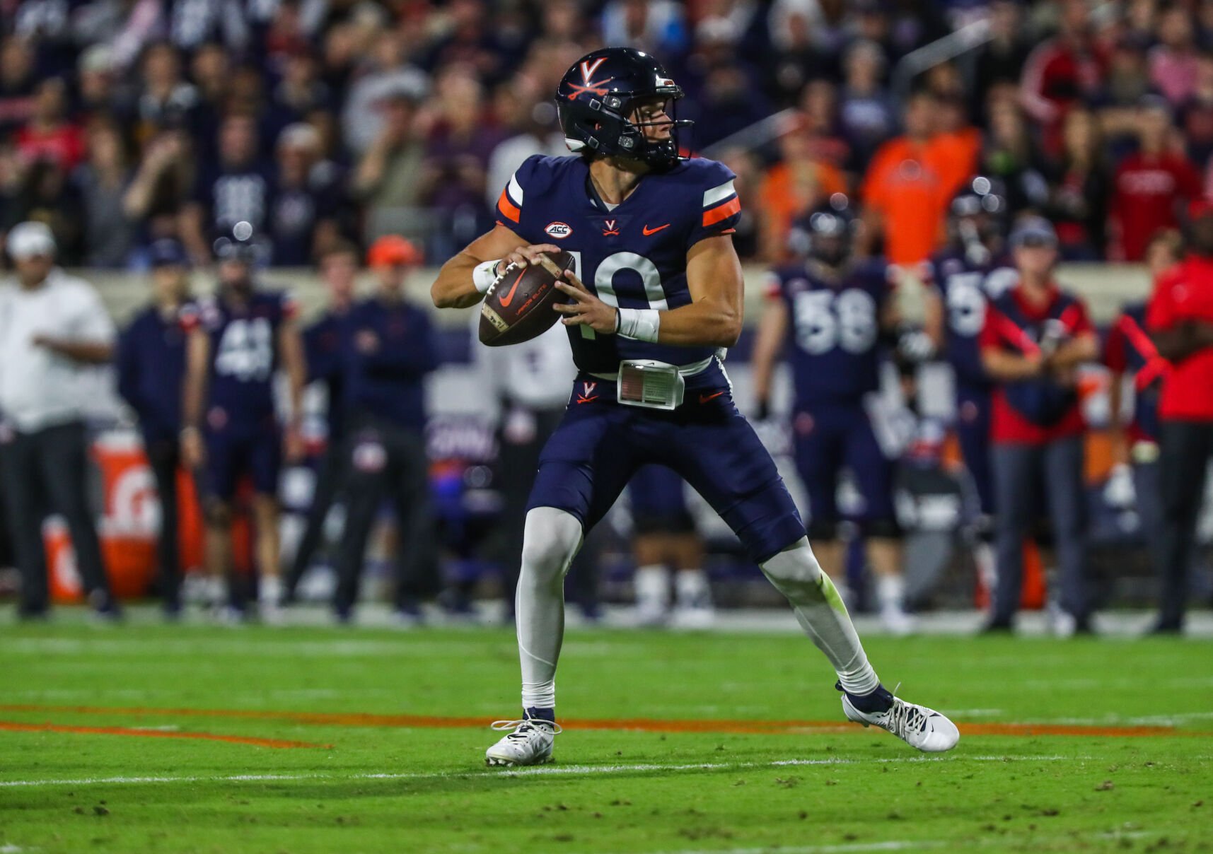 Officials Ruled Virginia QB Anthony Colandrea 'removed His Helmet' In ...