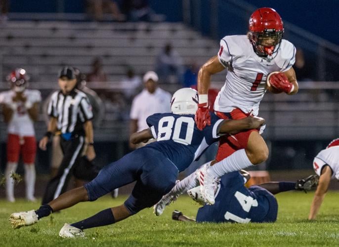 Albemarle football team rolls past Harrisonburg in season opener