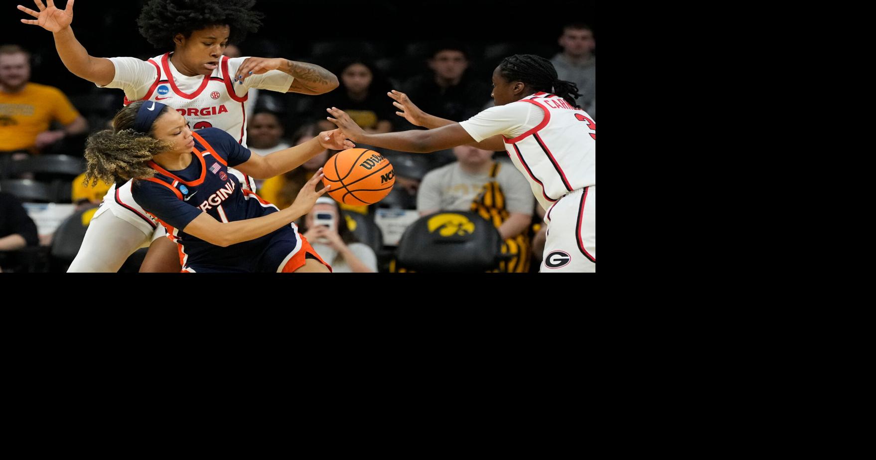 Virginia outlasts Georgia in overtime to advance to 2nd round of women's NCAA tournament