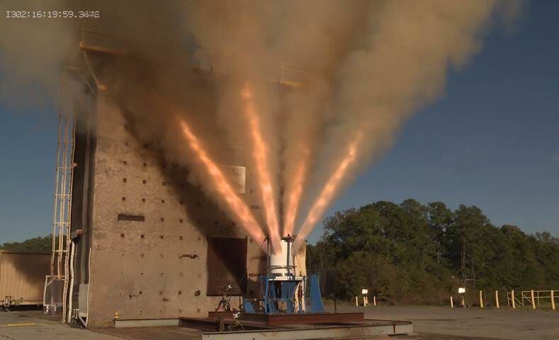 Jettison motor Q-1 test