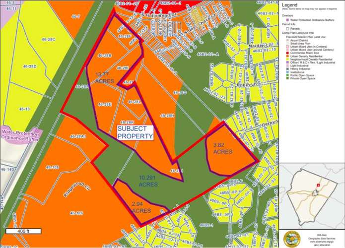 500unit development proposed in Hollymead
