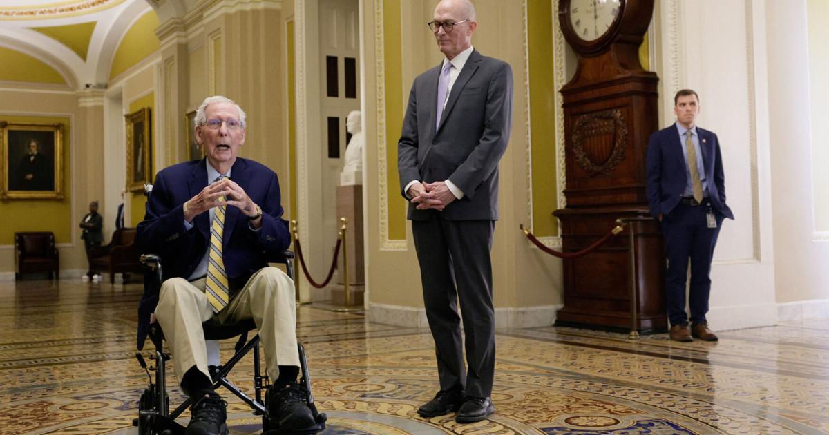 Mitch McConnell returns to Senate after long absence