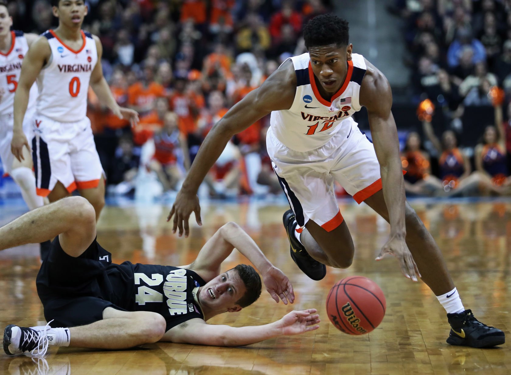 Photos: Virginia Beats Purdue In Overtime To Advance To Final Four