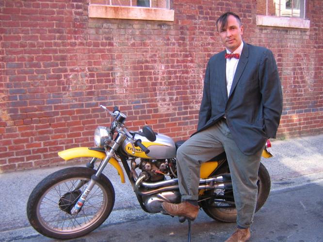 Matthew Farrell with Triumph