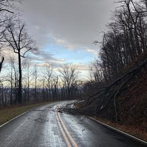 Skyline Drive closed after high winds fell trees