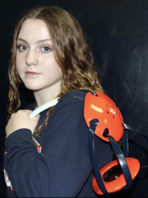 Sports-Orange wrestler Steigler