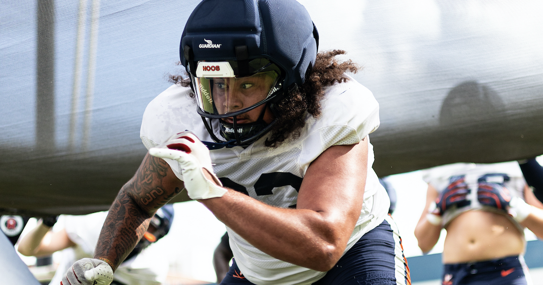COLLEGE FOOTBALL Virginia football welcomes back veteran DL Jacob Holmes, Cazeem Moore Aug 8, 2026 37 mins ago