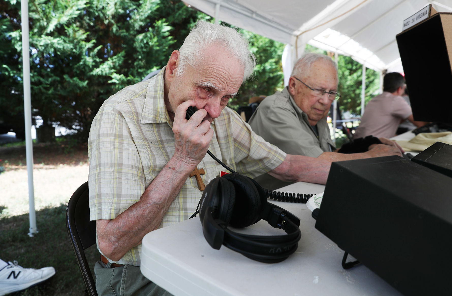At field day, ham radio enthusiasts show off their magic picture picture