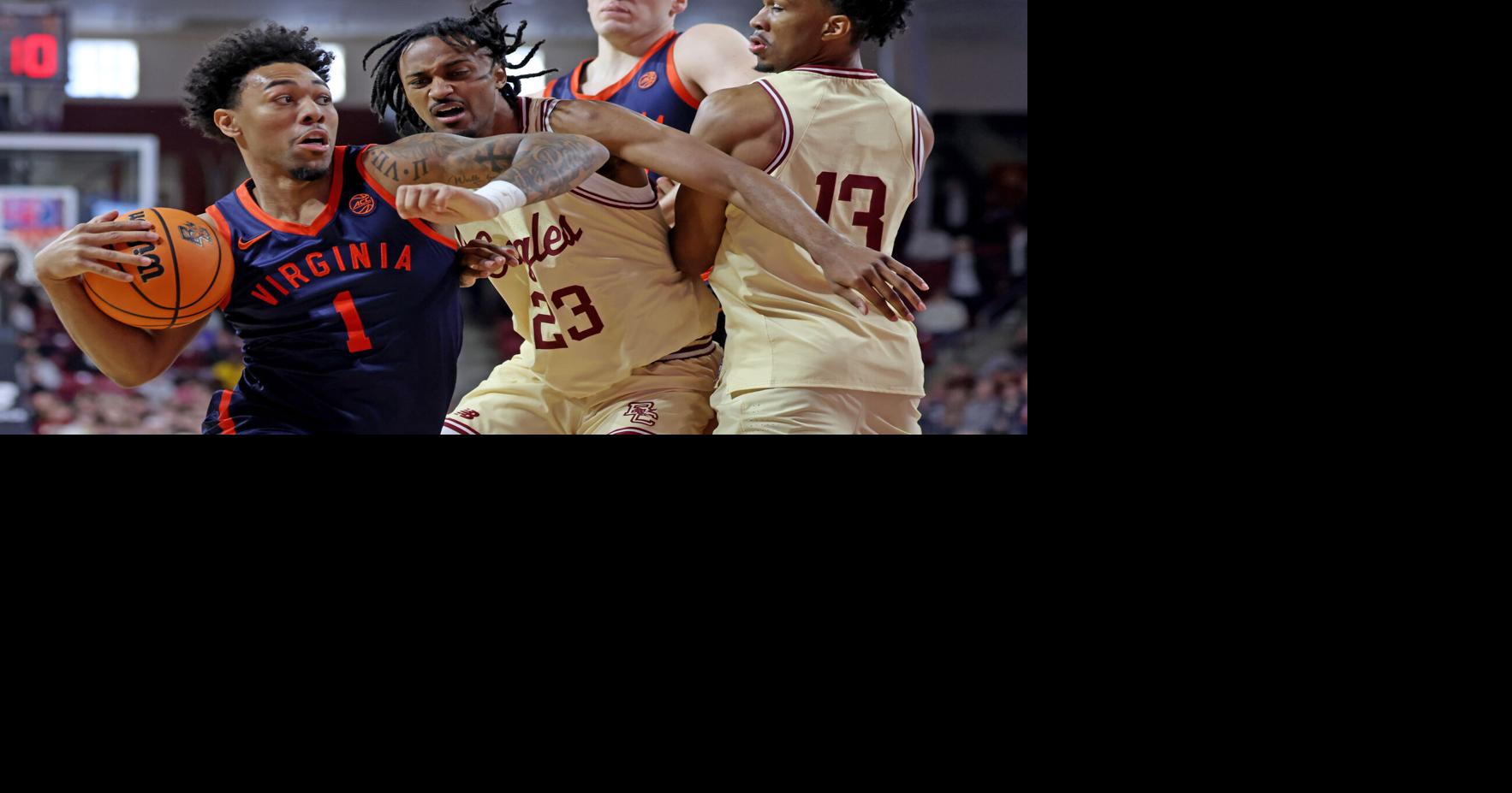 No. 17 Virginia basketball comes from behind to win at Boston College