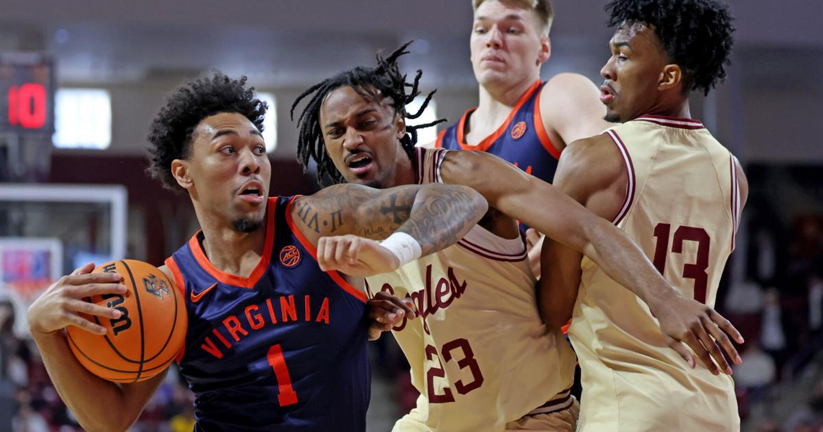 No. 17 Virginia basketball comes from behind to win at Boston College