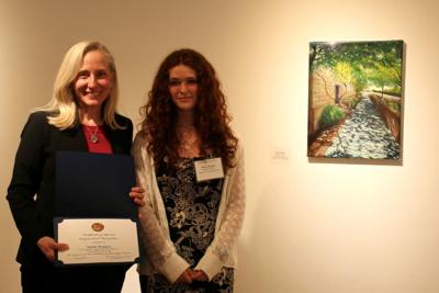 U.S. Rep. Abigail Spanberger and Skylar Ruggeri