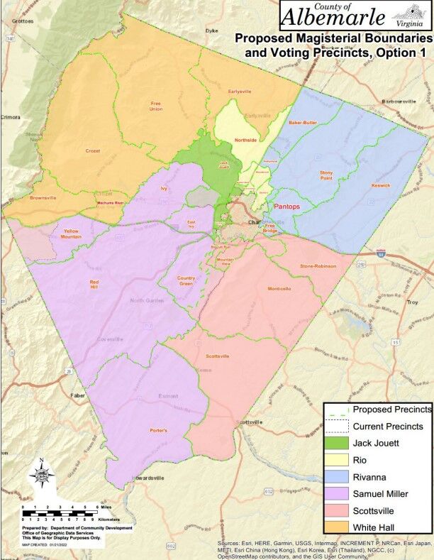 Albemarle County Va Gis Albemarle Supervisors Narrow Local Redistricting Maps To One | Local  Government | Dailyprogress.com