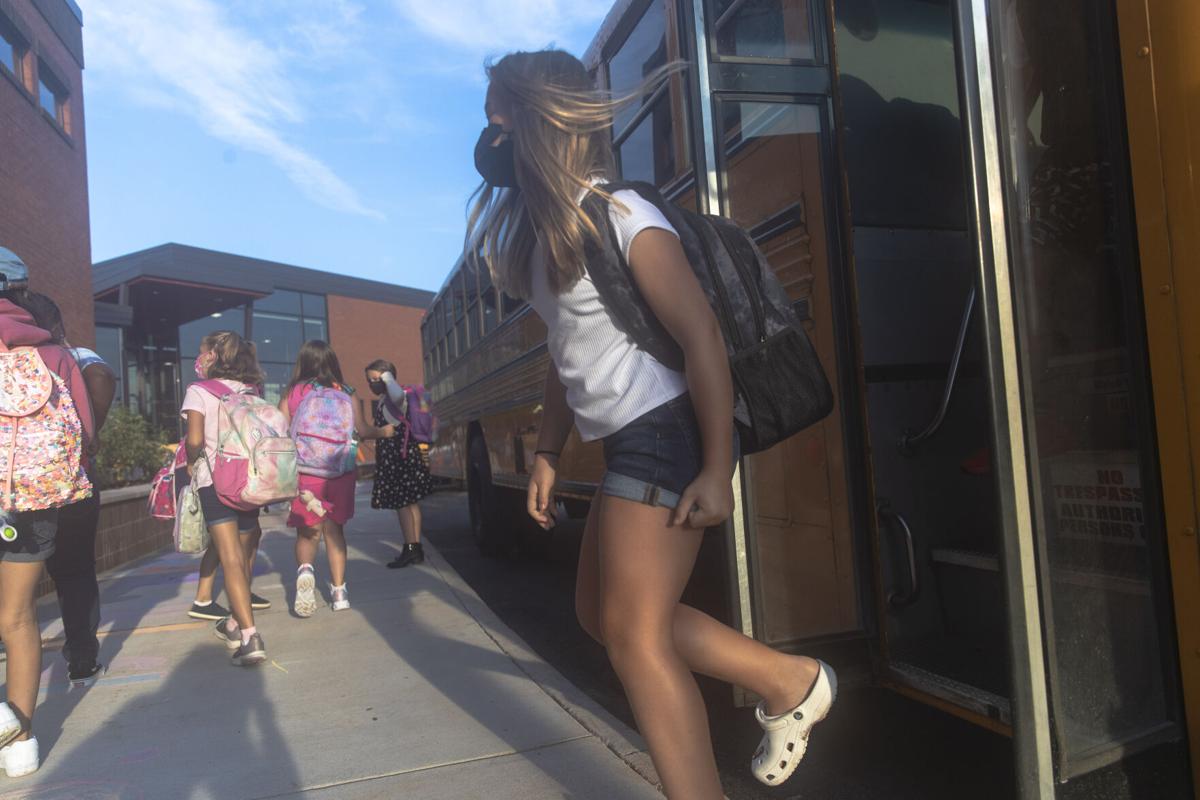 First day of school at Scottsville Elementary