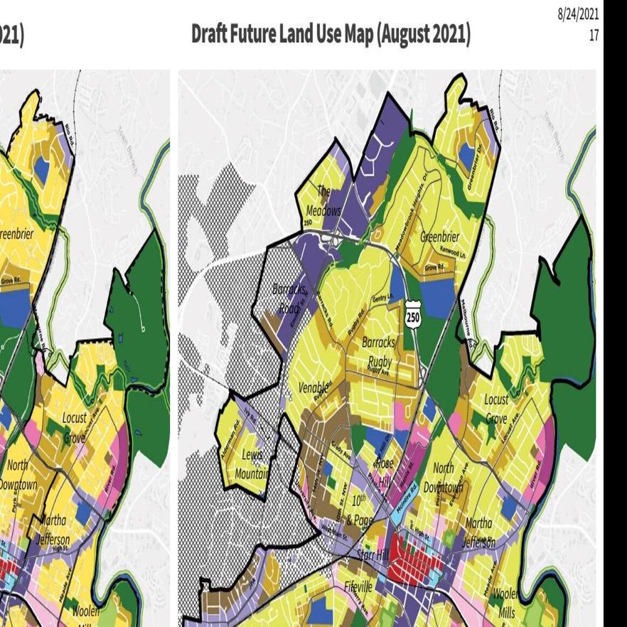 Charlottesville City Limits Map Land Use Map Updates Continue To Cause Contention After Revisions And  Public Input Period | Local Government | Dailyprogress.com