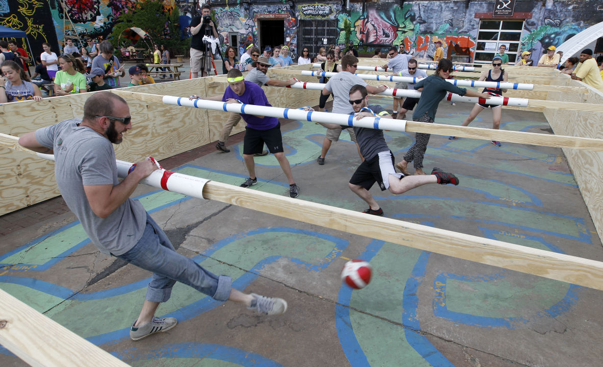 Human foosball tourney raises funds for area nonprofit Local News
